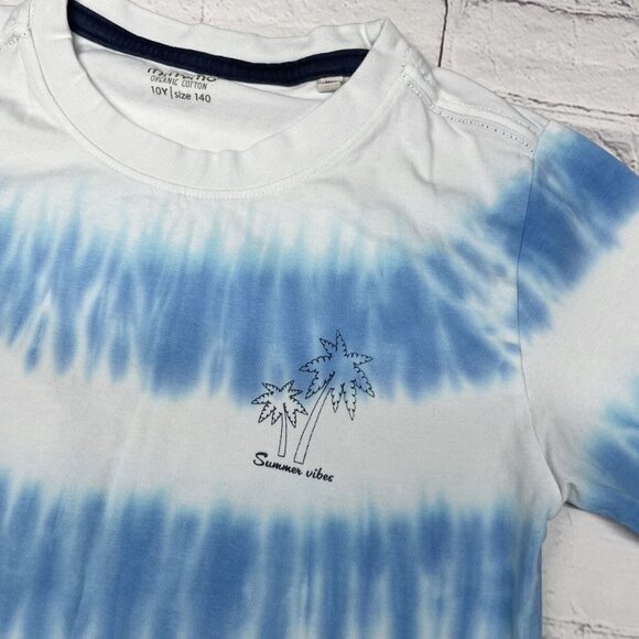 MinyMo Summer Vibes / Impopsicle Organic Tee Bundle Size 10 White Blue - Picture 8 of 9